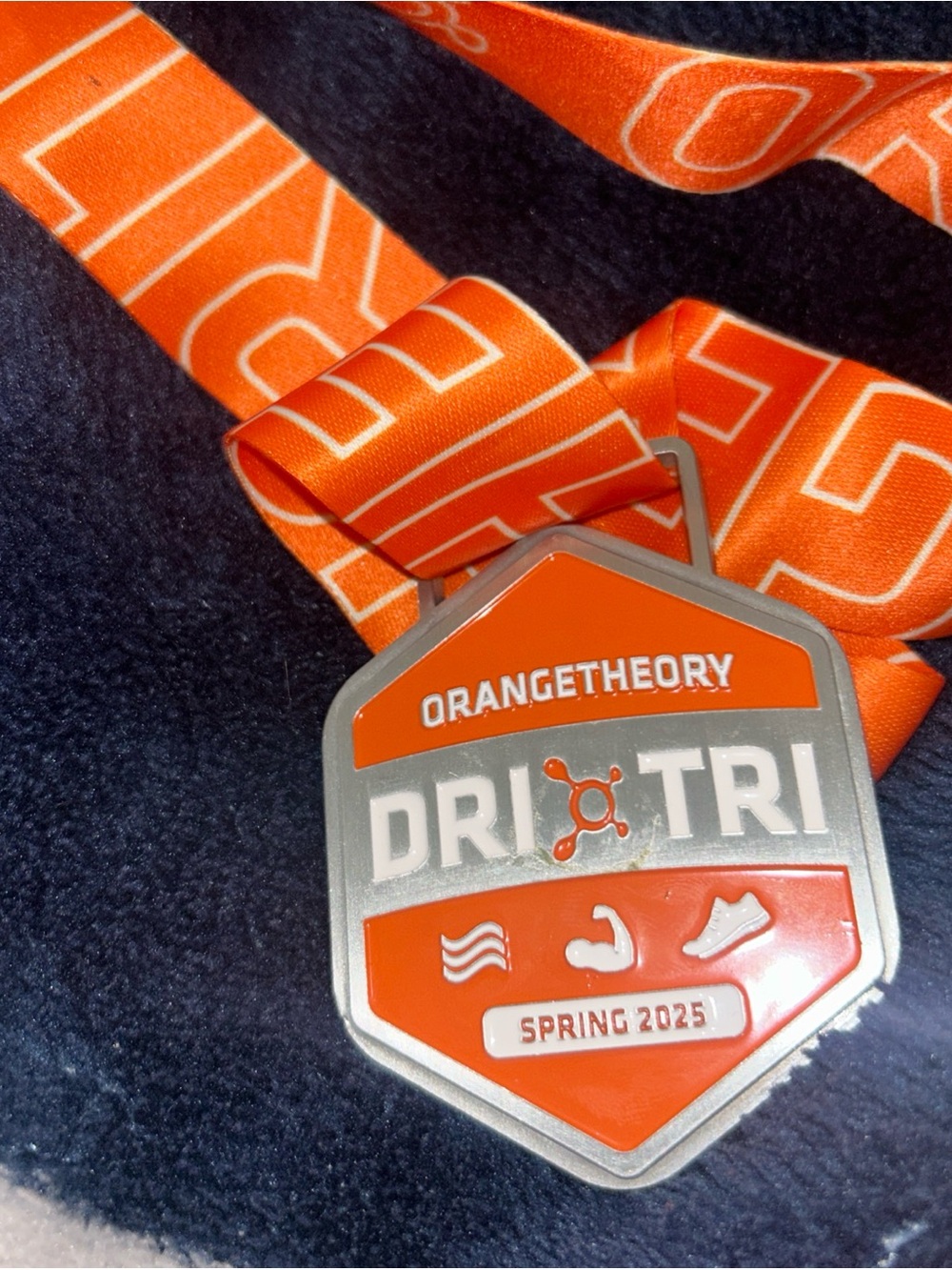 OrangeTheory Fitness Spring 2025 Dri Tri Finisher Medal